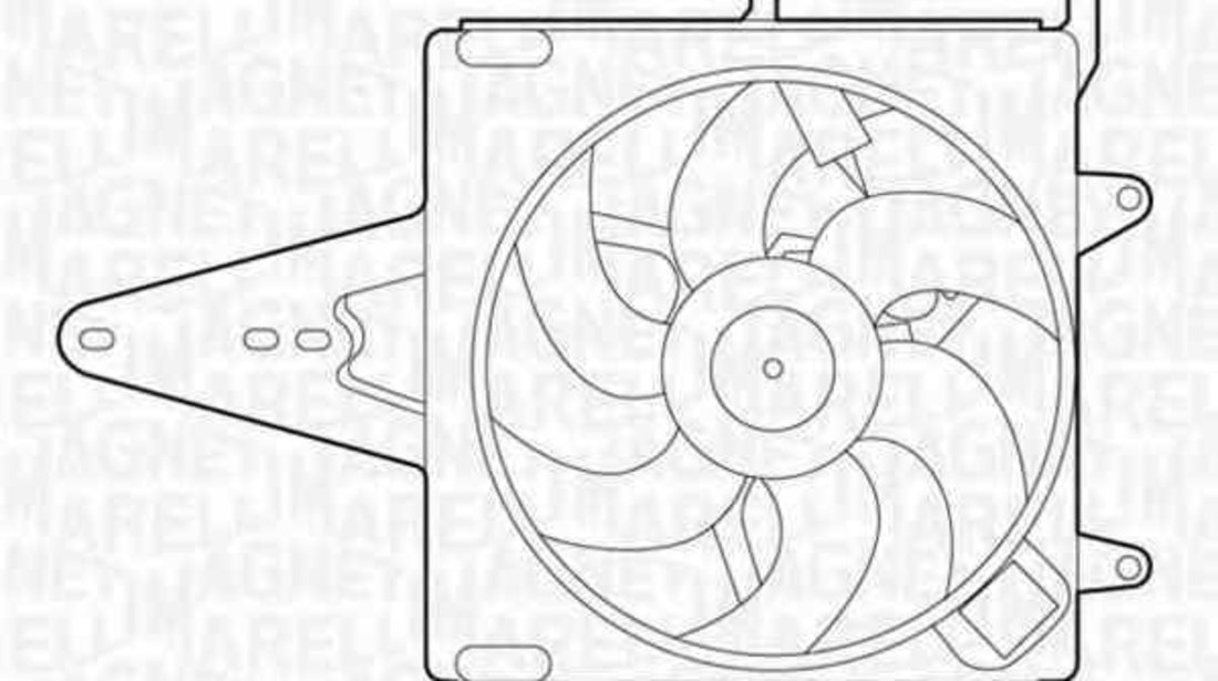 Ventilator radiator FIAT PALIO 178BX MAGNETI MARELLI 069422203010