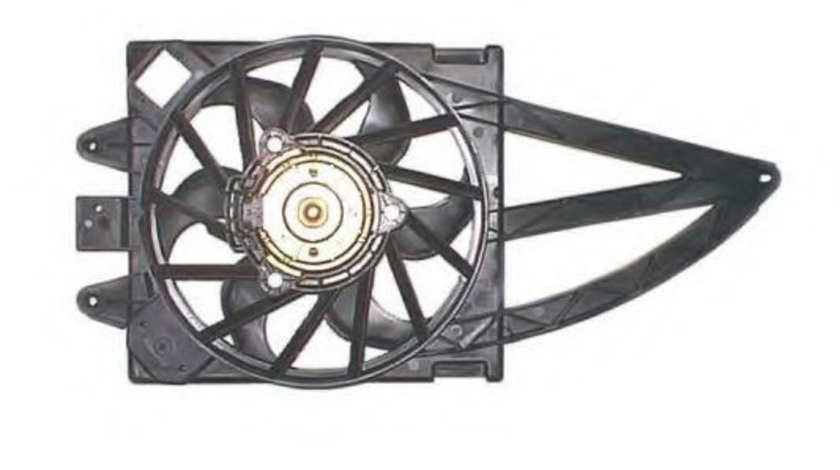 Ventilator, radiator FIAT PANDA (169) (2003 - 2016) NRF 47240 piesa NOUA