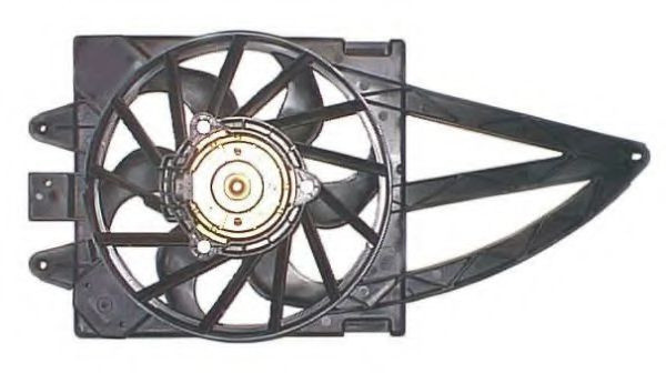 Ventilator, radiator FIAT PANDA (169) (2003 - 2016) NRF 47241 piesa NOUA