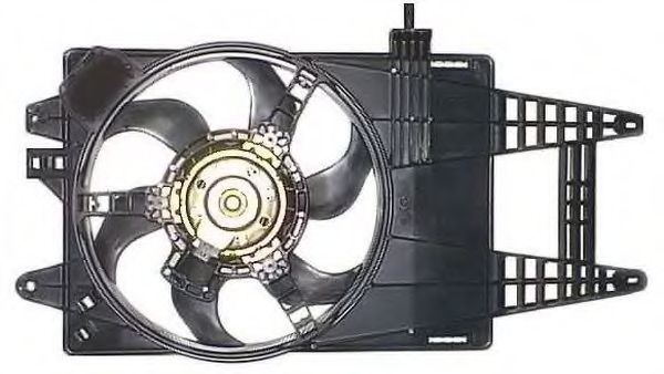 Ventilator, radiator FIAT PUNTO (188) (1999 - 2016) NRF 47244 piesa NOUA
