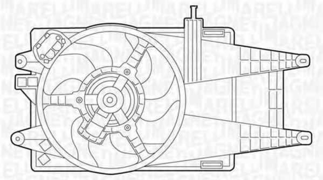 Ventilator radiator FIAT PUNTO 188 MAGNETI MARELLI 069422049010