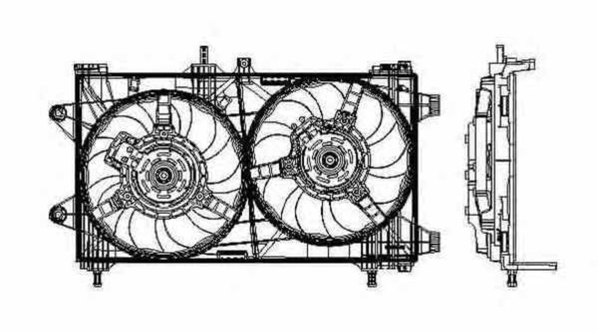 Ventilator radiator FIAT PUNTO 188 NRF 47802
