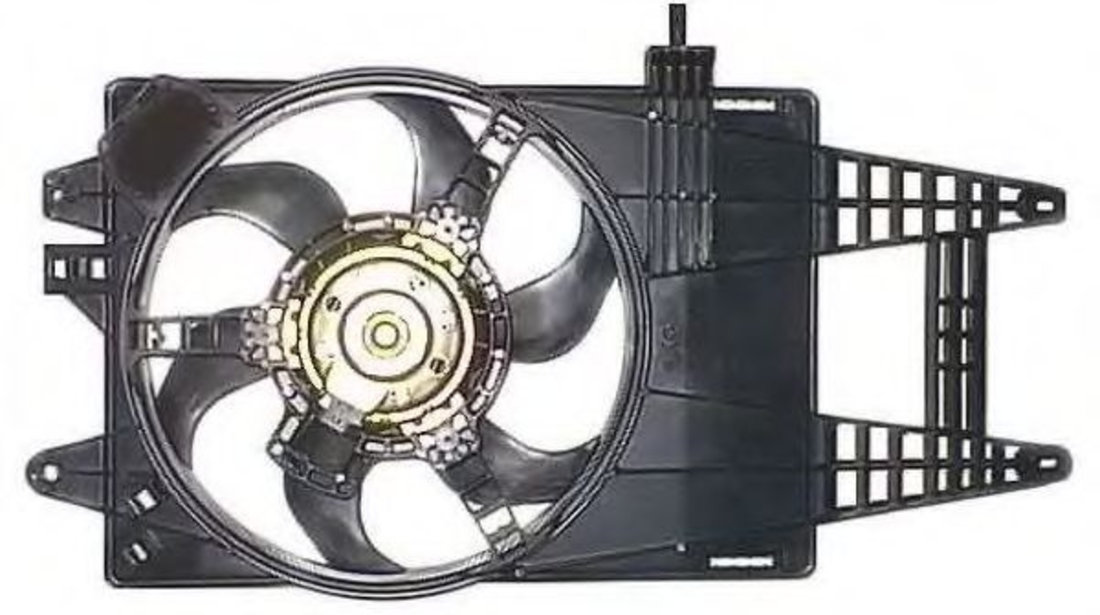 Ventilator, radiator FIAT PUNTO Van (188AX) (2000 - 2009) NRF 47244 piesa NOUA