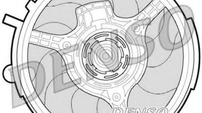 Ventilator, radiator FIAT STILO (192) (2001 - 2010) DENSO DER09061 piesa NOUA