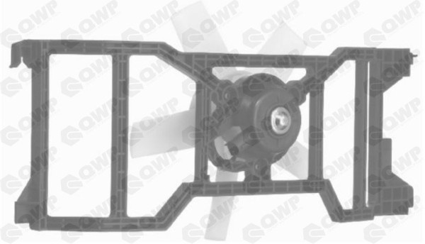 Ventilator, radiator FORD FIESTA V (JH, JD) (2001 - 2010) QWP WEV119 piesa NOUA