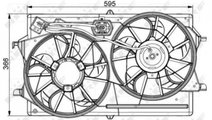 Ventilator, radiator Ford FOCUS C-MAX 2003-2007 #2...