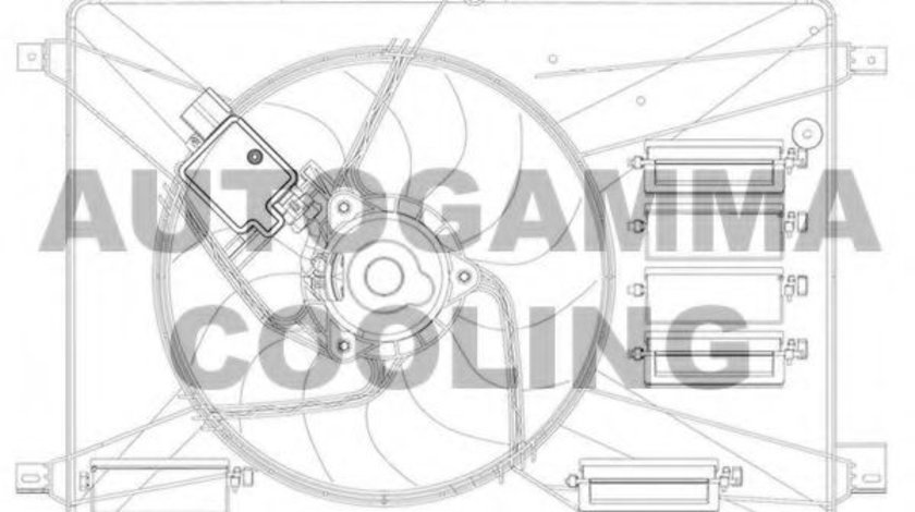 Ventilator, radiator FORD GALAXY (WA6) (2006 - 2015) AUTOGAMMA GA200913 piesa NOUA