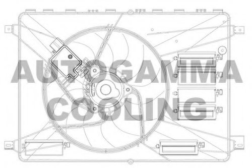 Ventilator, radiator FORD MONDEO IV (BA7) (2007 - 2016) AUTOGAMMA GA200913 piesa NOUA