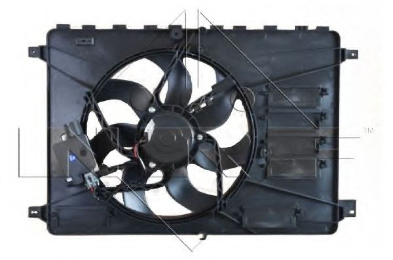 Ventilator, radiator FORD S-MAX (WA6) (2006 - 2016) NRF 47593 piesa NOUA