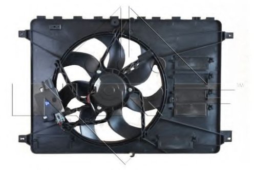 Ventilator, radiator FORD S-MAX (WA6) (2006 - 2016) NRF 47593 piesa NOUA