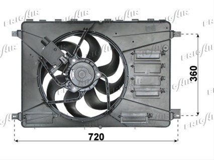 Ventilator, Radiator Frigair Ford 0505.2027