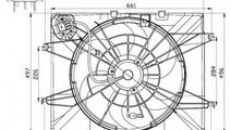 Ventilator, radiator KIA OPTIMA (2010 - 2015) NRF ...