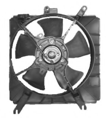 Ventilator, radiator KIA RIO combi (DC) (2000 - 2005) NRF 47609 piesa NOUA
