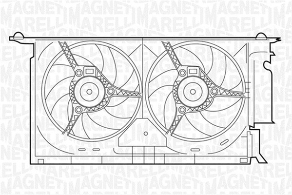 Ventilator, Radiator Magneti Marelli Citroën 069422285010