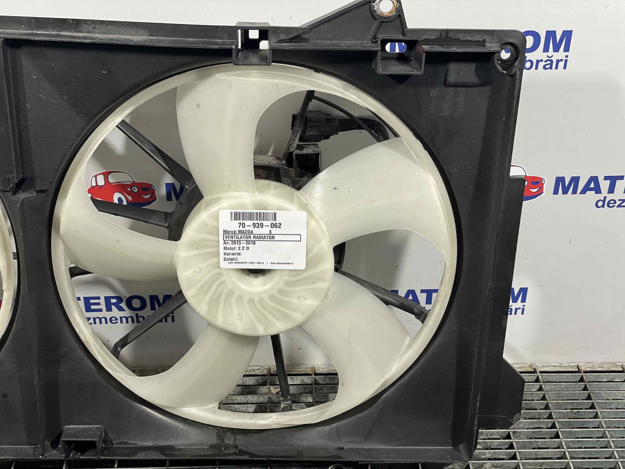 VENTILATOR RADIATOR MAZDA 3 2.2 D - (2013 2018)