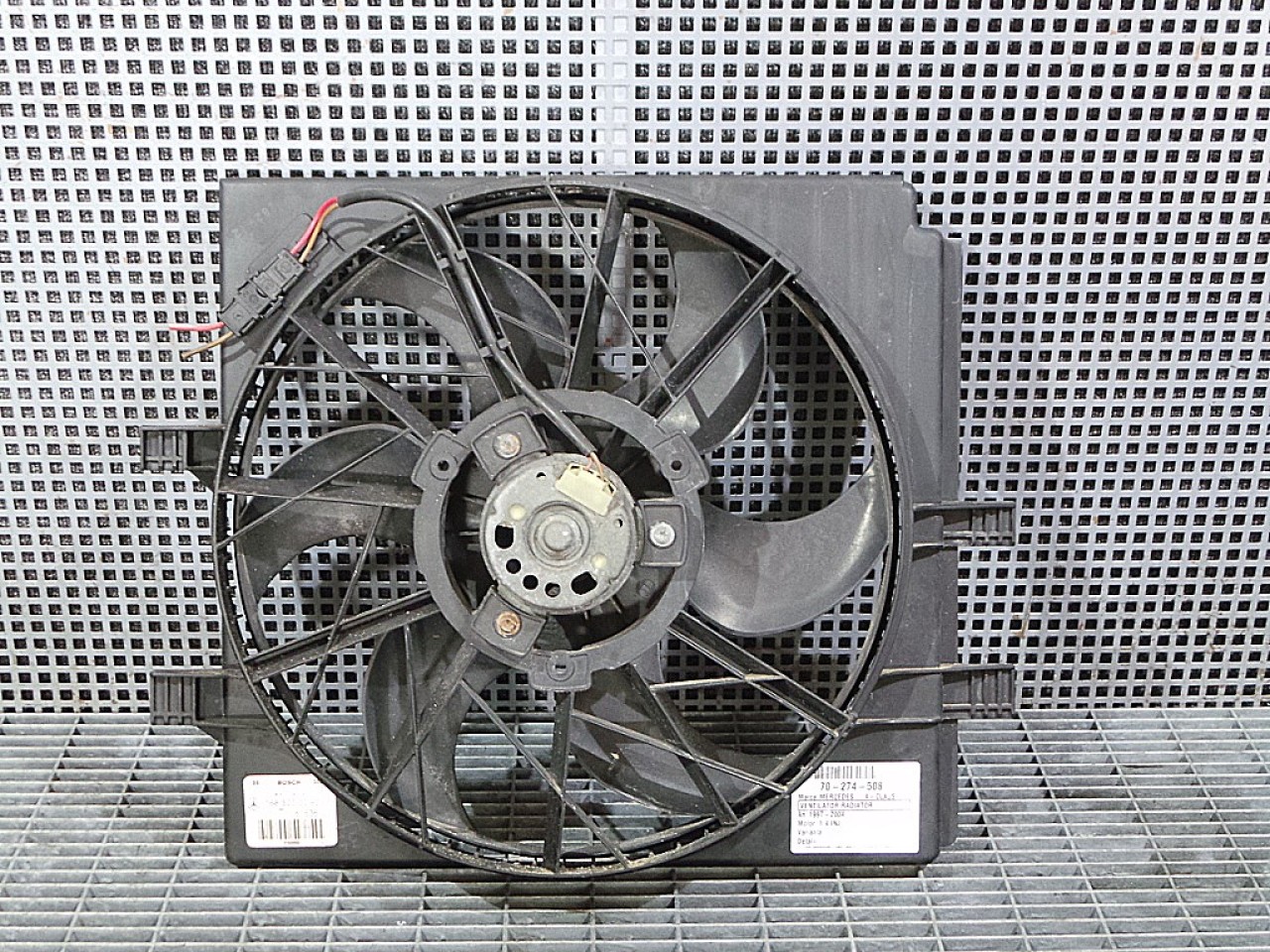 VENTILATOR RADIATOR MERCEDES A-CLASS A-CLASS 1.4 INJ - (1997 2004)