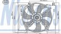 Ventilator, radiator MERCEDES C-CLASS Combi (S202)...