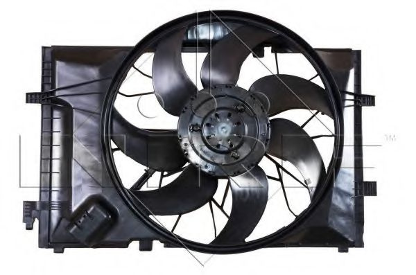 Ventilator, radiator MERCEDES C-CLASS (W203) (2000 - 2007) NRF 47293 piesa NOUA