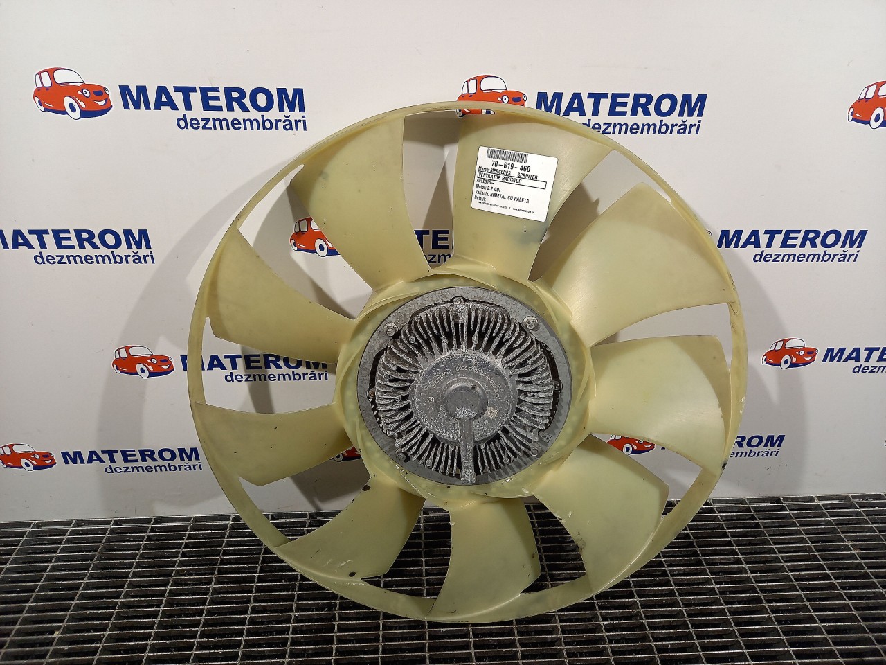 VENTILATOR RADIATOR MERCEDES SPRINTER SPRINTER 2.2 CDI - (2014 2019)