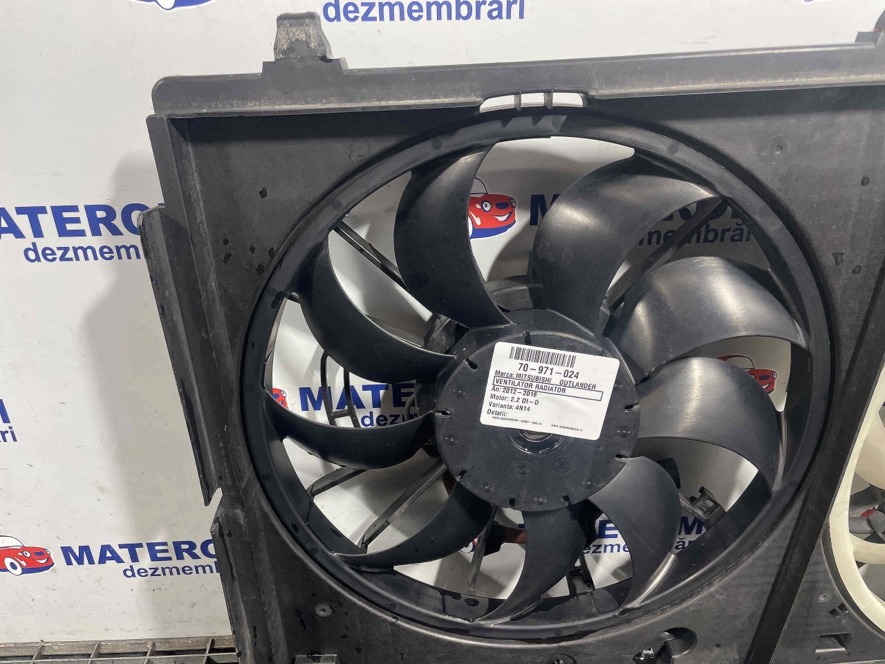 VENTILATOR RADIATOR MITSUBISHI OUTLANDER 2.2 DID - (2012 2016)