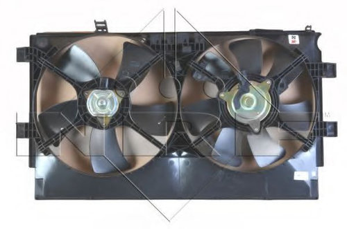 Ventilator, radiator MITSUBISHI OUTLANDER II (CW) (2006 - 2012) NRF 47599 piesa NOUA