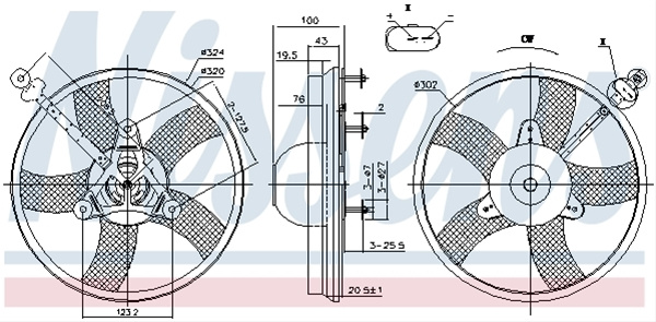 Ventilator, Radiator Nissens Vw 85759