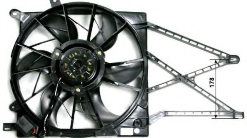 Ventilator, radiator OPEL ASTRA G Combi (F35) (1998 - 2009) NRF 47582 piesa NOUA