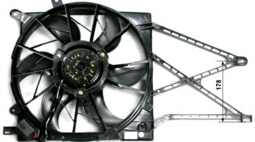 Ventilator, radiator OPEL ASTRA G Cupe (F07) (2000 - 2005) NRF 47582 piesa NOUA