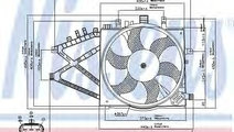 Ventilator, radiator OPEL CORSA C (F08, F68) (2000...