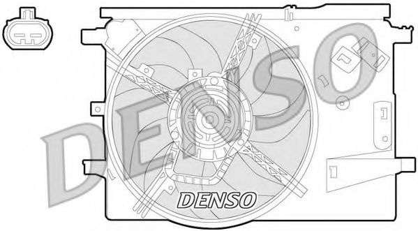 Ventilator, radiator OPEL CORSA D (2006 - 2016) DENSO DER09053 piesa NOUA