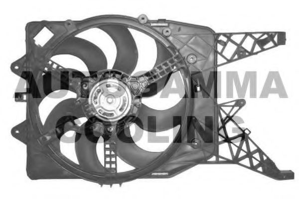 Ventilator, radiator OPEL CORSA D (2006 - 2016) AUTOGAMMA GA200866 piesa NOUA