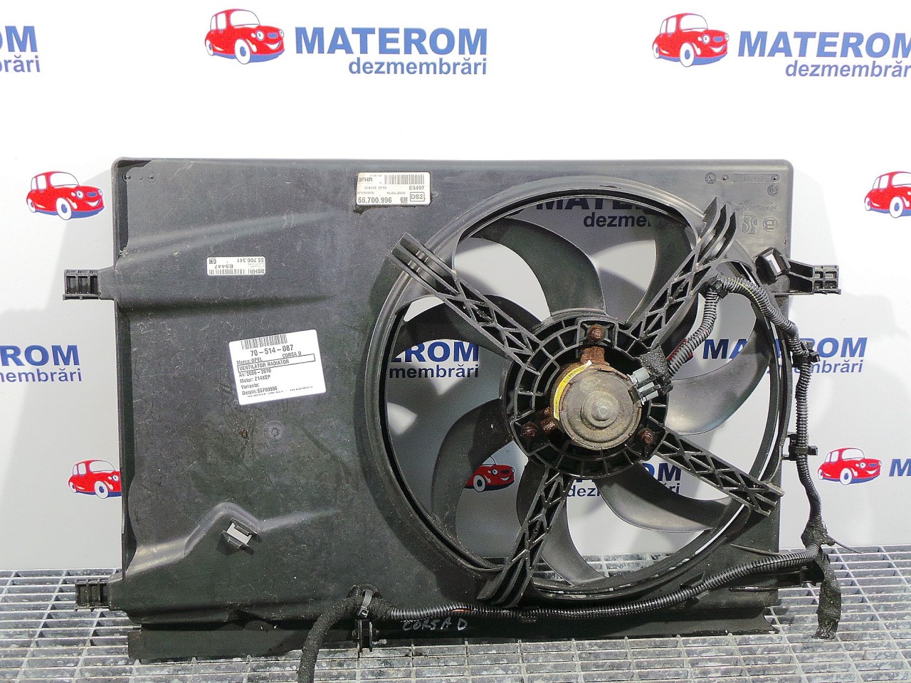 VENTILATOR RADIATOR OPEL CORSA D CORSA D Z14XEP - (2006 2011)