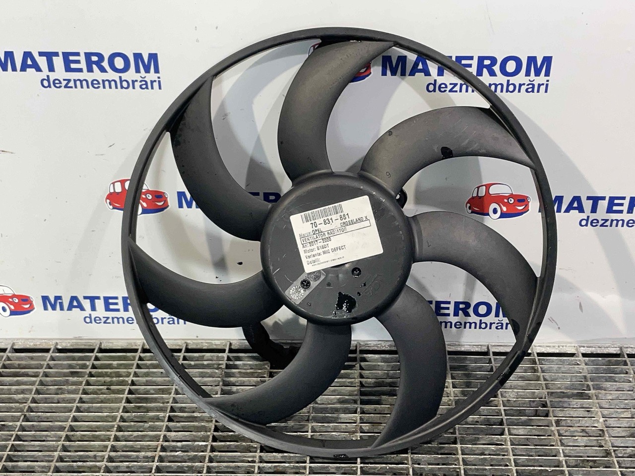 VENTILATOR RADIATOR OPEL CROSSLAND X B16DT - (2017 2020)