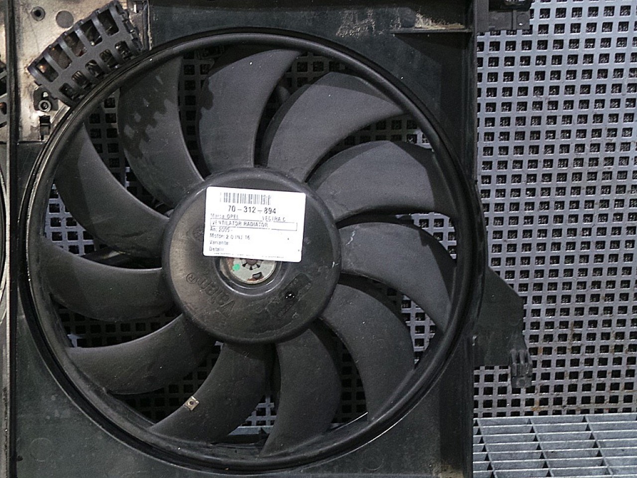 VENTILATOR RADIATOR OPEL VECTRA C VECTRA C 2.0 INJ - (2005 2008)