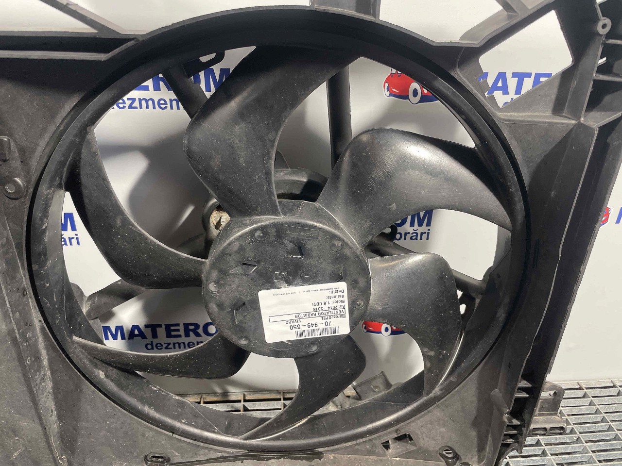 VENTILATOR RADIATOR OPEL VIVARO VIVARO 1.6 CDTI - (2014 2018)