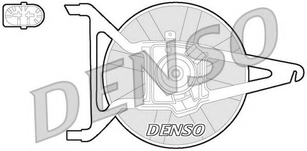 Ventilator, radiator PEUGEOT 106 II (1) (1996 - 2016) DENSO DER21020 piesa NOUA