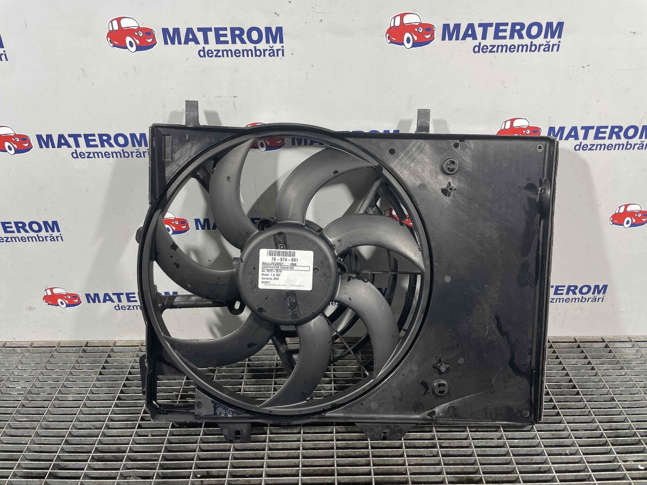 VENTILATOR RADIATOR PEUGEOT 2008 1.6 HDI - (2013 2018)