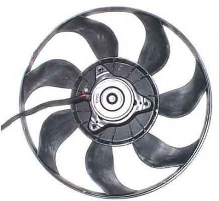 Ventilator, radiator PEUGEOT 307 (3A/C) (2000 - 2016) NRF 47319 piesa NOUA