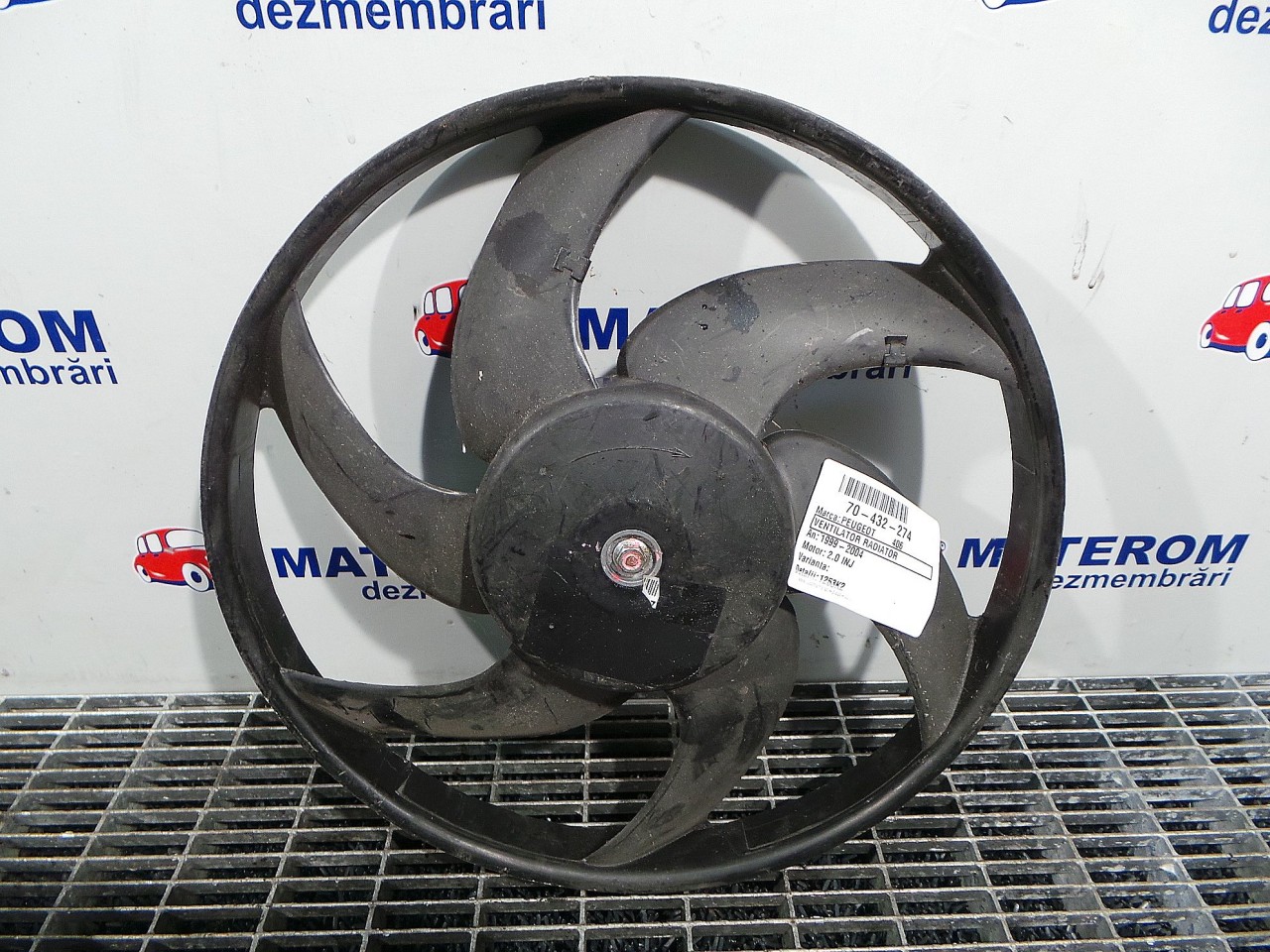 VENTILATOR RADIATOR PEUGEOT 406 2.0 INJ - (1999 2004)