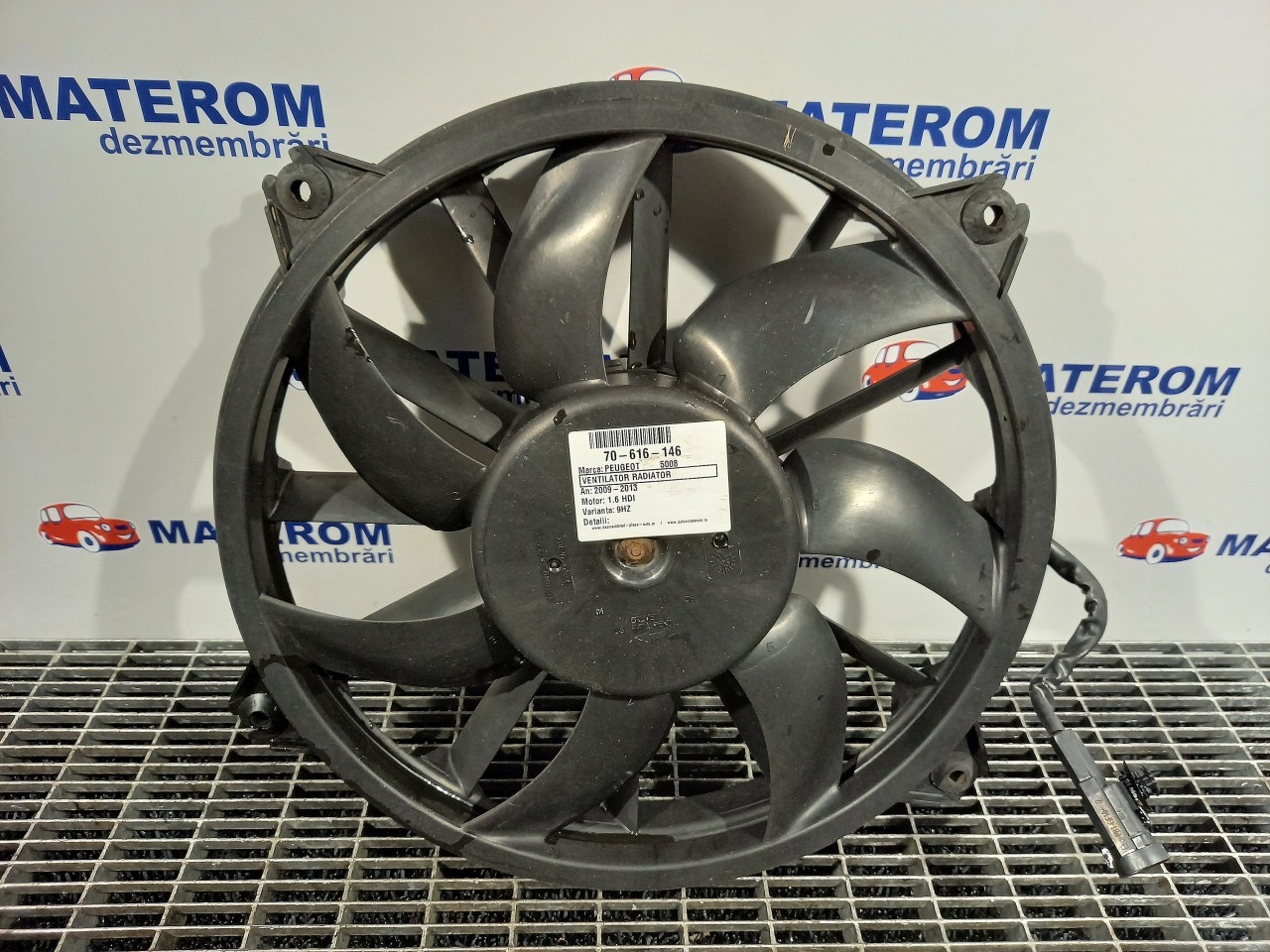VENTILATOR RADIATOR PEUGEOT 5008 1.6 HDI - (2009 2013)