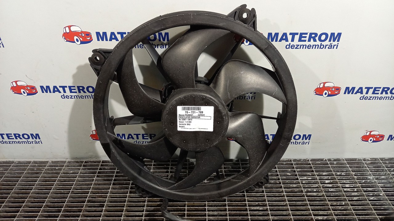 VENTILATOR RADIATOR PEUGEOT EXPERT EXPERT 1.6 HDI - (2007 2012)