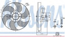Ventilator, radiator PEUGEOT PARTNER caroserie (5)...