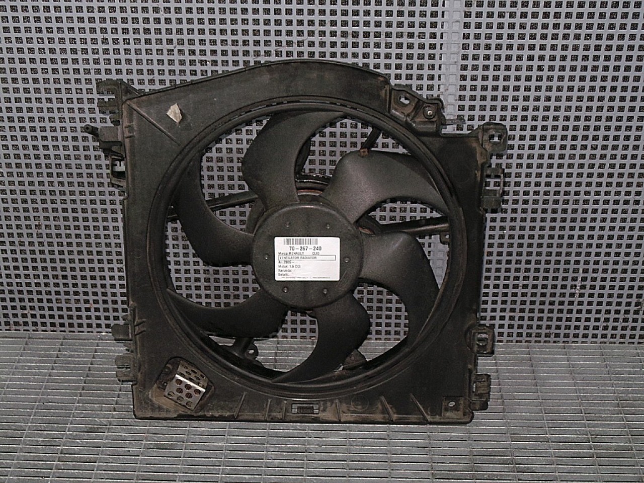 VENTILATOR RADIATOR RENAULT CLIO 1.5 DCI - (2005 2012)