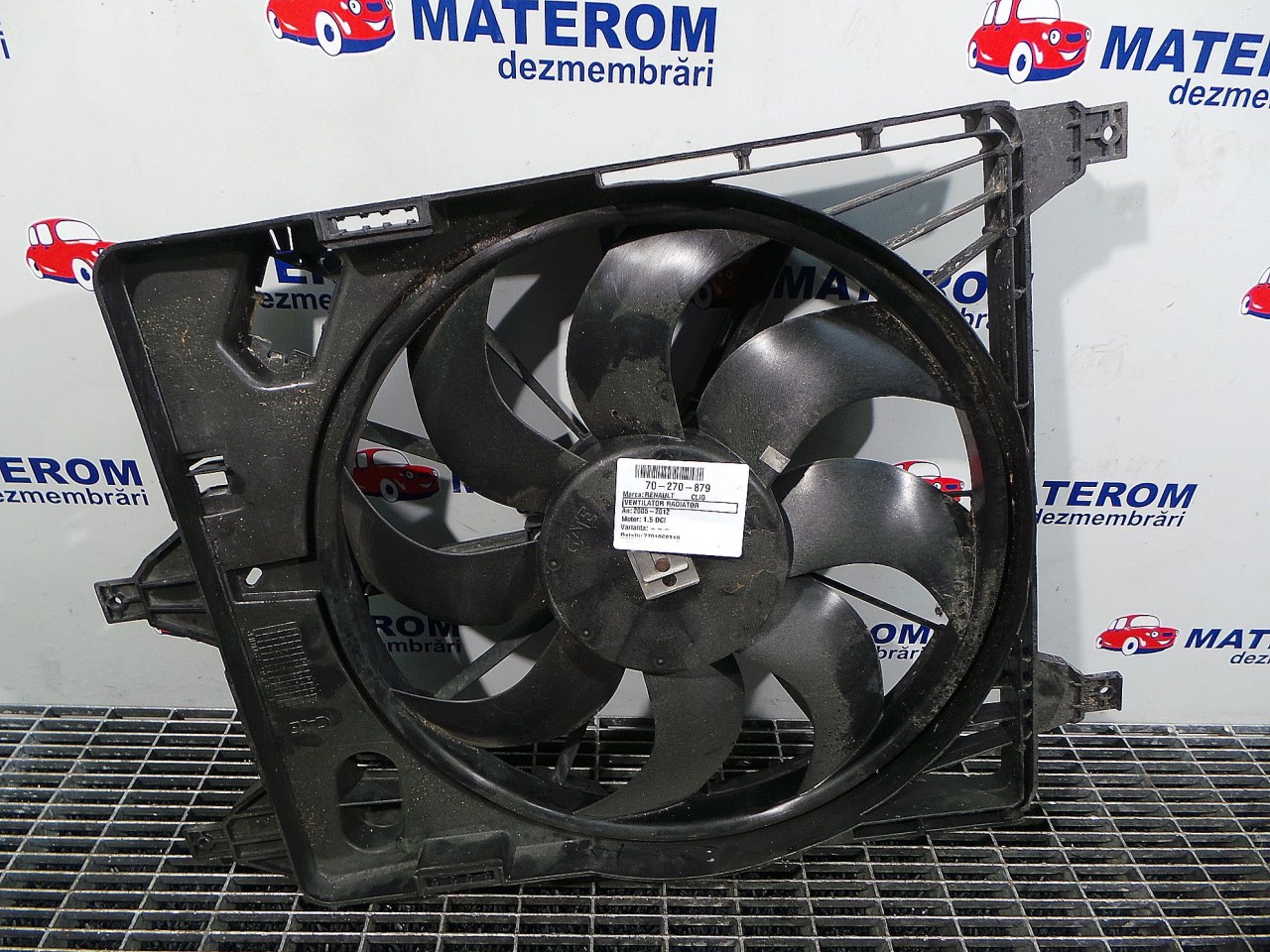 VENTILATOR RADIATOR RENAULT CLIO CLIO 1.5 DCI - (2005 2012)