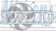 Ventilator, radiator RENAULT CLIO II (BB0/1/2_, CB...