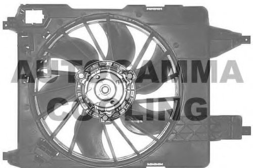 Ventilator, radiator RENAULT GRAND SCENIC II (JM0/1) (2004 - 2016) AUTOGAMMA GA200607 piesa NOUA