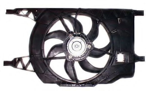 Ventilator, radiator RENAULT LAGUNA II (BG0/1) (2001 - 2016) NRF 47366 piesa NOUA