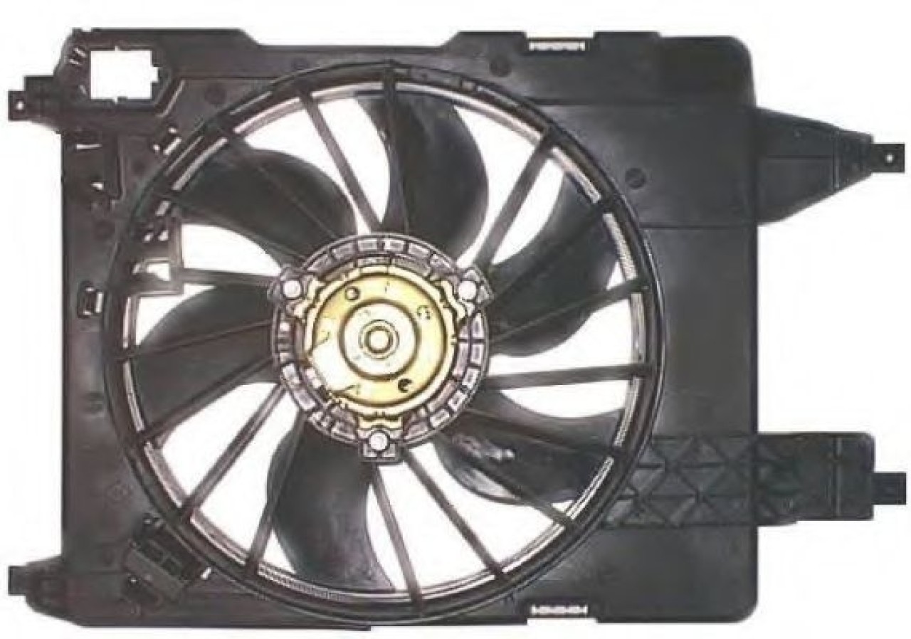 Ventilator, radiator RENAULT SCENIC II (JM0/1) (2003 - 2009) NRF 47368 piesa NOUA