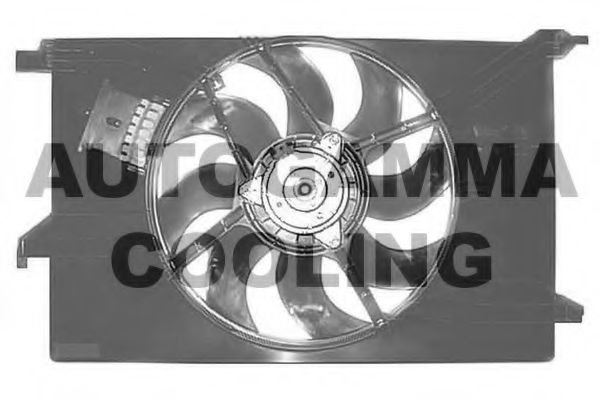 Ventilator, radiator SAAB 9-3 (YS3F) (2002 - 2016) AUTOGAMMA GA200804 piesa NOUA