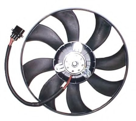 Ventilator, radiator SEAT IBIZA IV (6L1) (2002 - 2009) NRF 47617 piesa NOUA